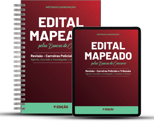 Edital Mapeado 1.0 — Policiais e Tribunais